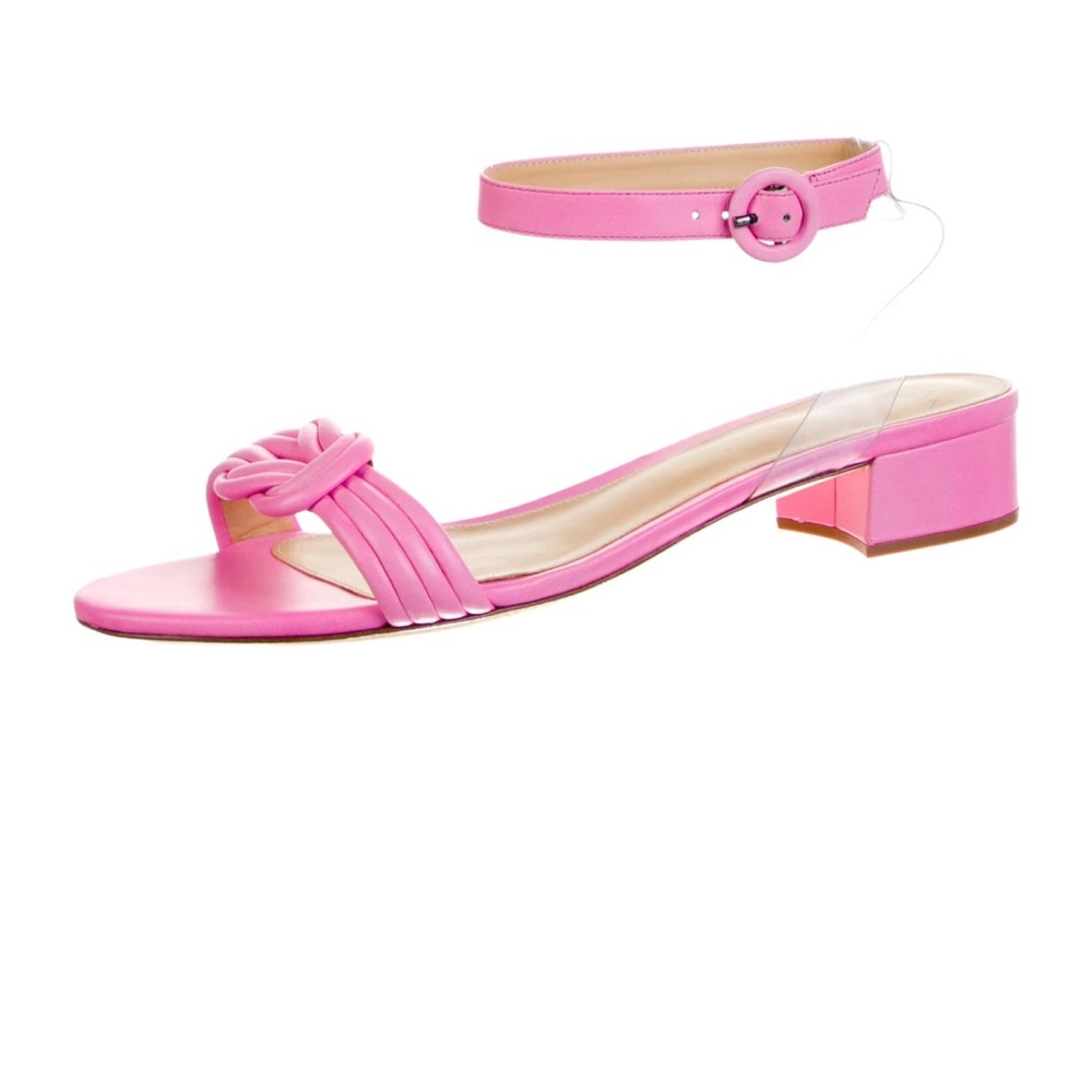 Alexandre Birman Vicky Leather & PVC Sandals - Size 38 1/2